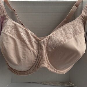 NWT Playtex Secrets undercover slimming light pink lightly padded underwire 42 C